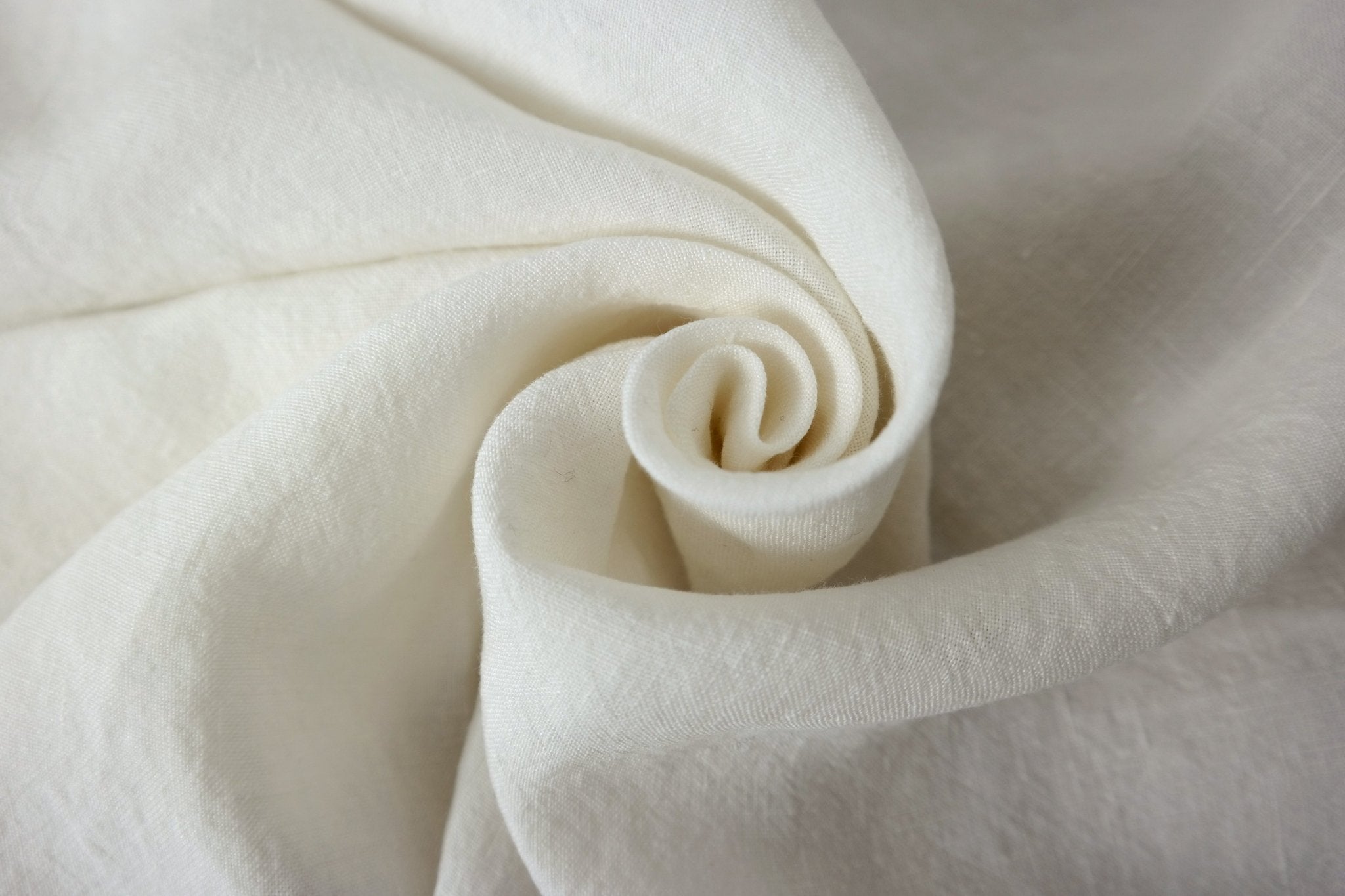 High Twisted 100% Linen Fabric Medium Weight 14S 6220 6600 6366 7369 - The Linen Lab - Light natural 6600