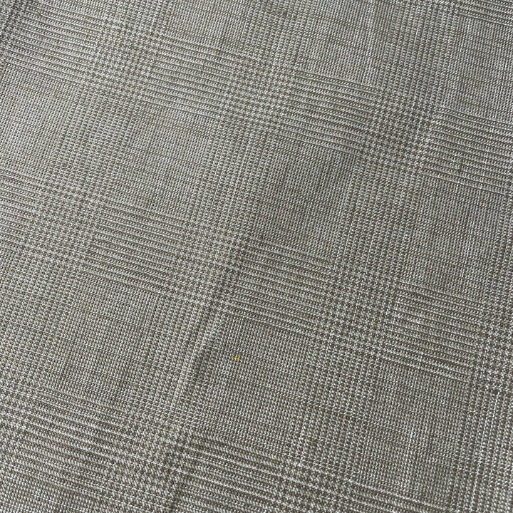 Linen Blend Glossy Fabric 6631 6599 - The Linen Lab - 6631 BROWN