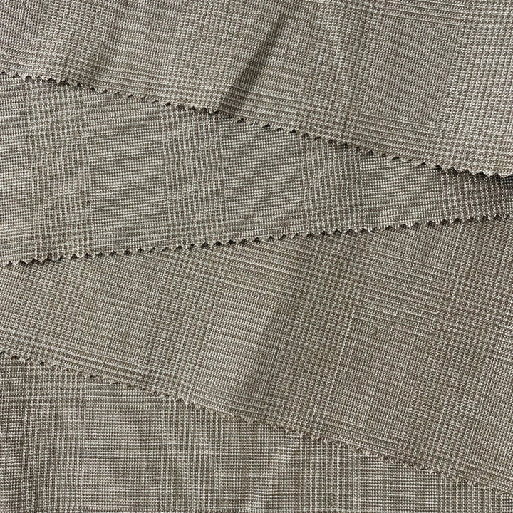 Linen Blend Glossy Fabric 6631 6599 - The Linen Lab - 6631 BROWN