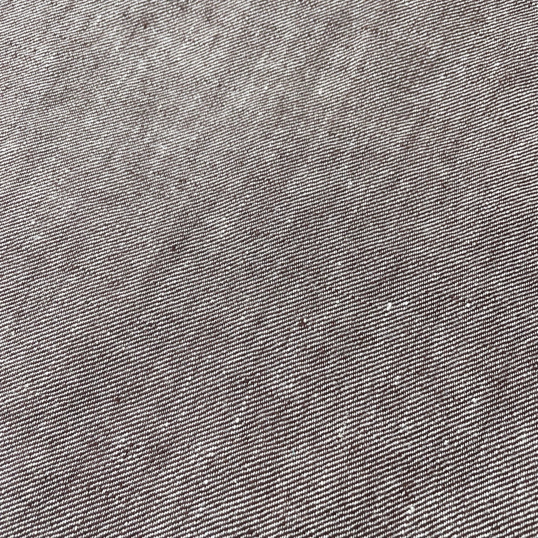 Linen Brown Twill Fabric 4796 - The Linen Lab - Brown