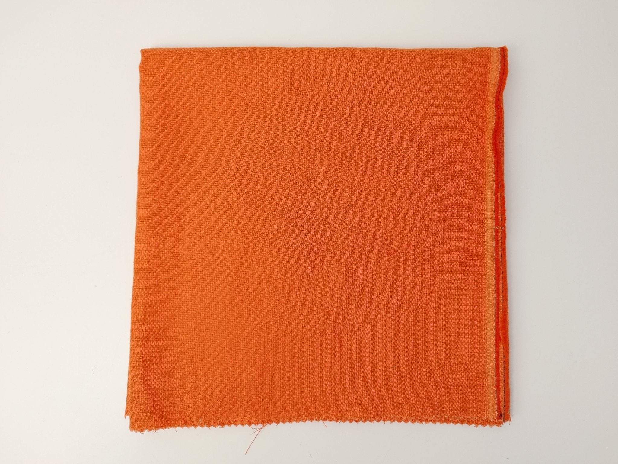 Linen Cotton Blend Dobby Fabric 3932 3933 3934 - The Linen Lab - Orange