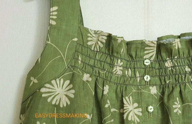Linen Cotton Blended Fabric with Green Leaf Print (978) - The Linen Lab - Green