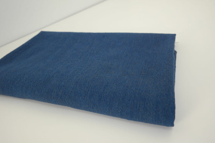 Linen Cotton Denim Twill Fabric (6913 6915 6916 6914) - The Linen Lab - navy