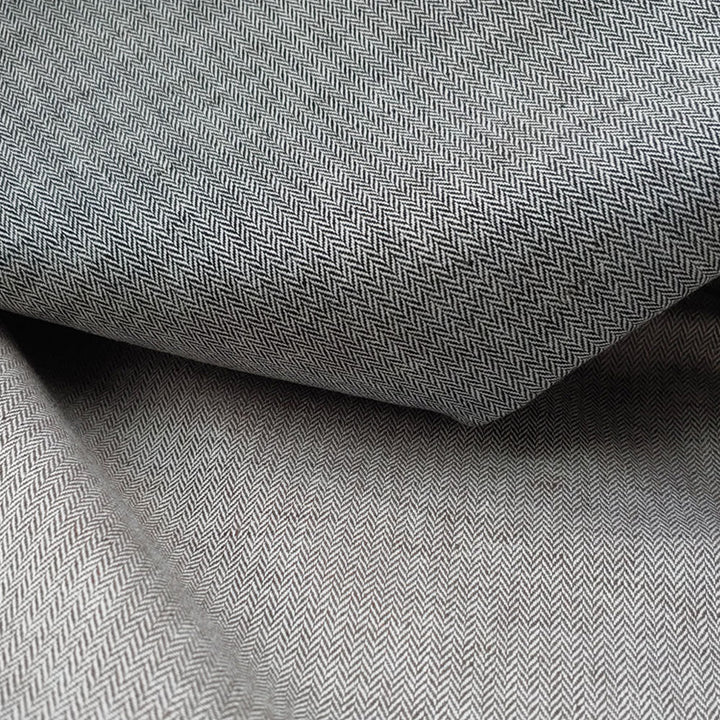 Linen Cotton HBT Chambray Fabric (2750 2417) - The Linen Lab - Beige