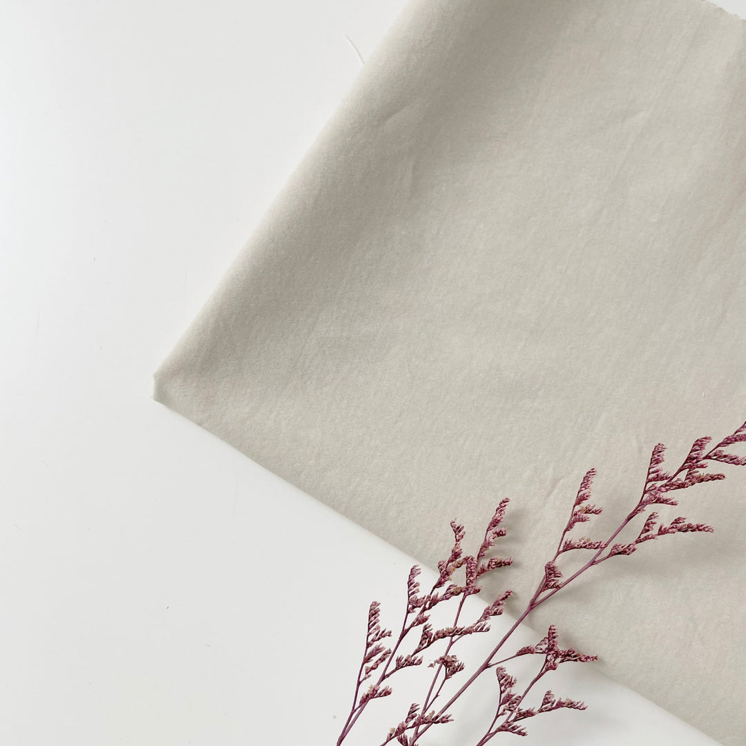 Linen Cotton Nylon Warp Stretch Fabric 7099 7362 7188 - The Linen Lab - Beige