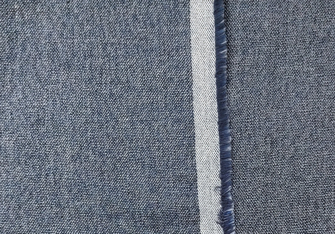 Linen Cotton Ramie Stretch Twill Chambray Fabric 4310 4311 - The Linen Lab - Beige