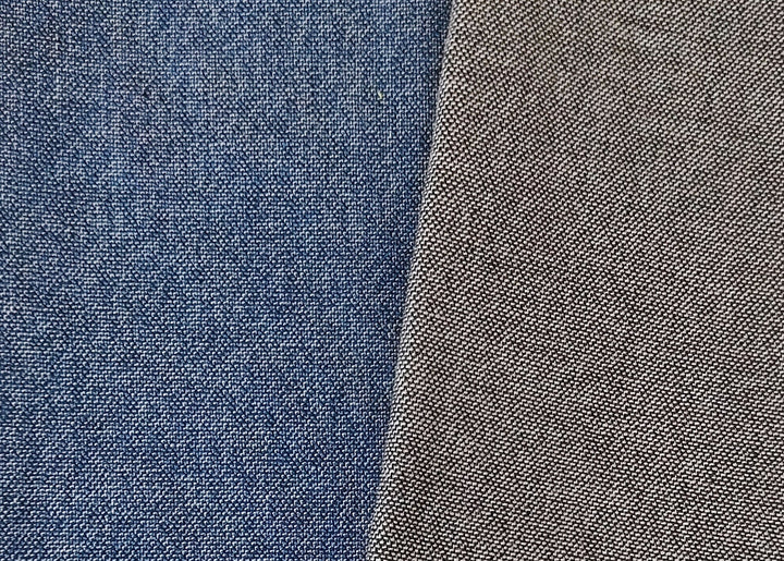 Linen Cotton Ramie Stretch Twill Chambray Fabric 4310 4311 - The Linen Lab - Beige