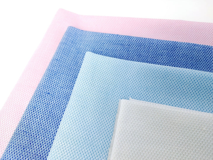 Linen Cotton Rhombus Shape Fabric - Special V-Heald 4350 4349 4348 4347 - The Linen Lab - Pink