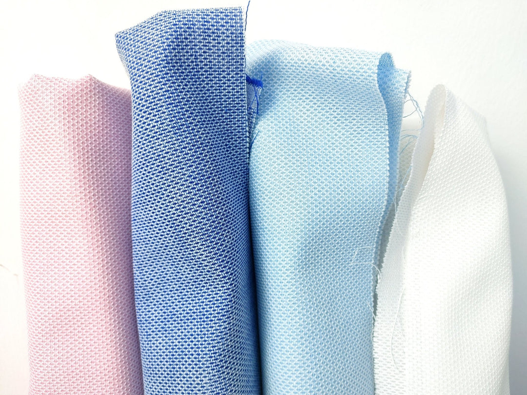Linen Cotton Rhombus Shape Fabric - Special V-Heald 4350 4349 4348 4347 - The Linen Lab - Pink