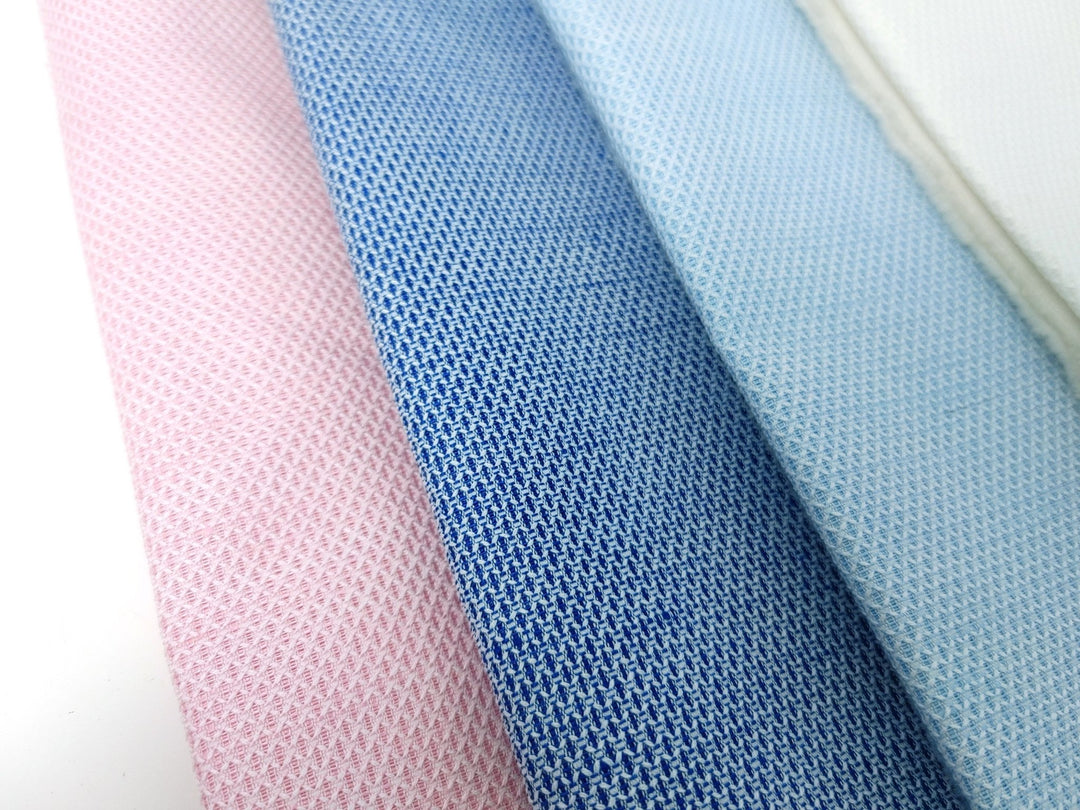 Linen Cotton Rhombus Shape Fabric - Special V-Heald 4350 4349 4348 4347 - The Linen Lab - Pink