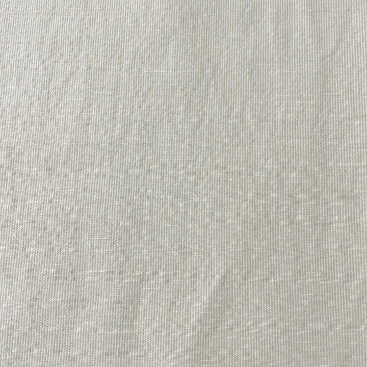 Linen Cotton Stripe Fabric 7087 7088 - The Linen Lab - 7087 BEIGE