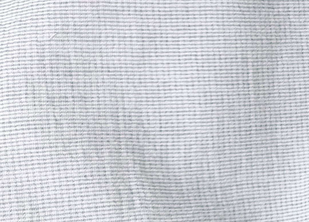 Linen Cotton Stripe Fabric: Subtly Wrinkled Elegance 6163 6236 5975 - The Linen Lab - Pink