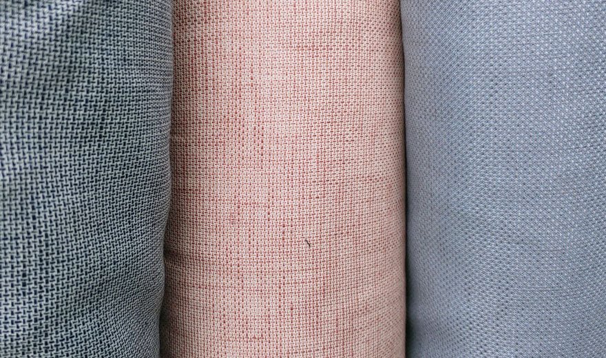 Linen Cotton Tweed Chambray Fabric (3732 3763 3736) - The Linen Lab - blue