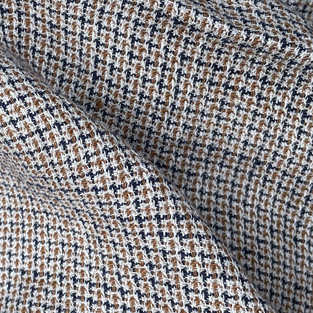 Linen Dobby Tweed Chambray Fabric (6476 6477) - The Linen Lab - Green