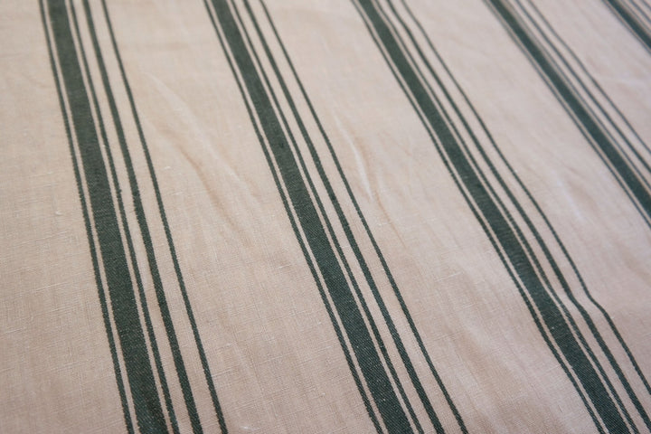 Linen Dobby Vintage Stripe Fabric (4707 6288 7116) - The Linen Lab - Navy