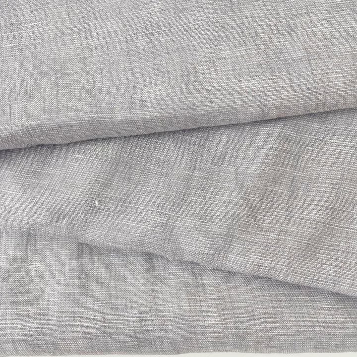 Linen Dot Shape Fabric 4613 6608 - The Linen Lab - Brown
