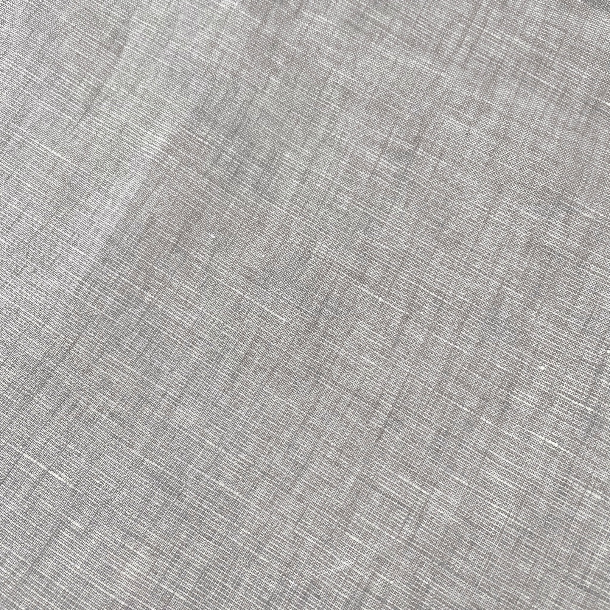 Linen Dot Shape Fabric 4613 6608 - The Linen Lab - Brown