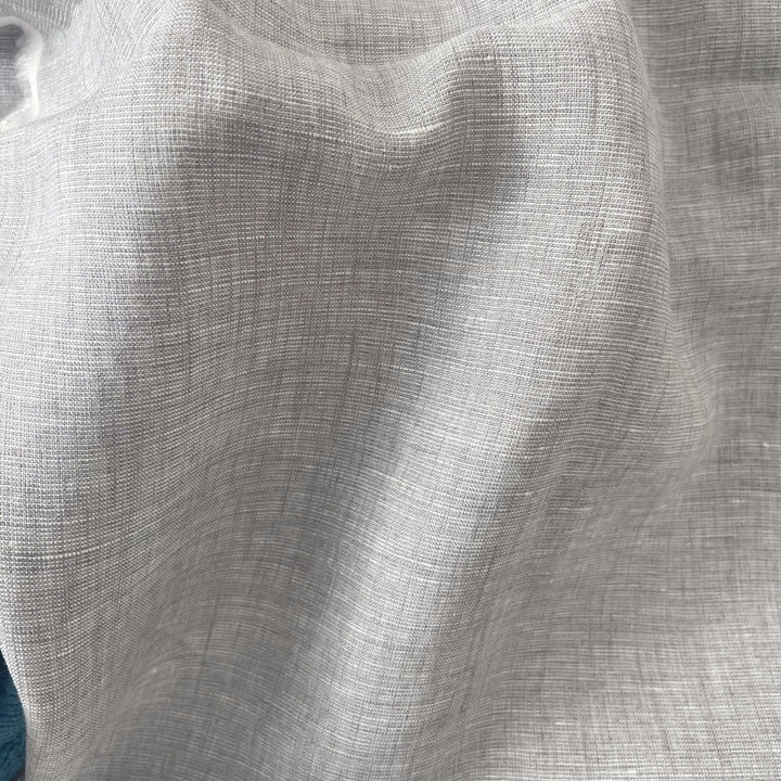 Linen Dot Shape Fabric 4613 6608 - The Linen Lab - Brown