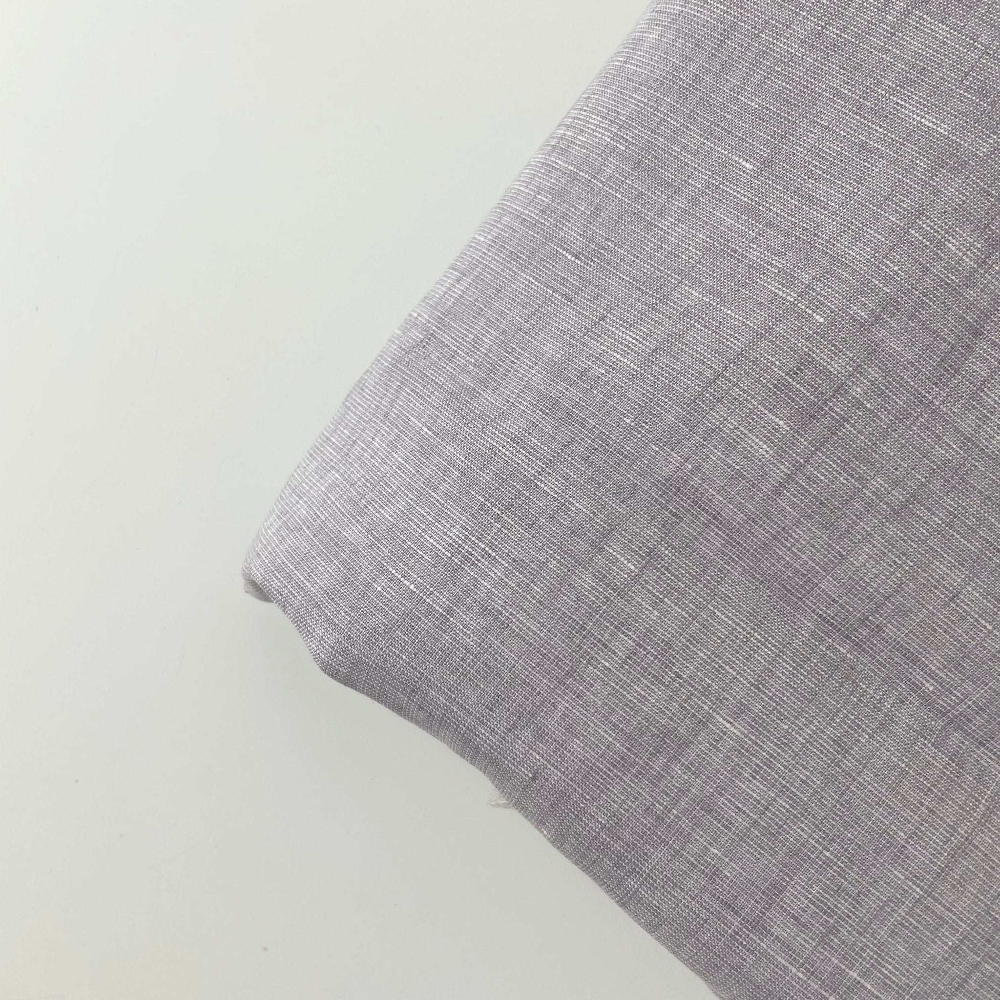 Linen Dot Shape Fabric 4613 6608 - The Linen Lab - Grey