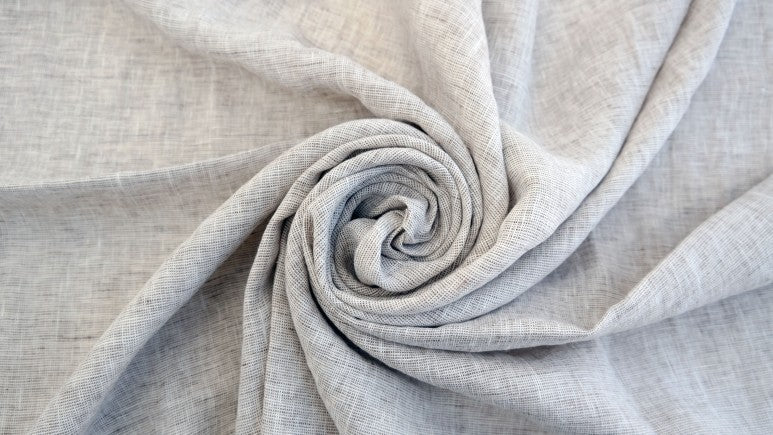 Linen Dot Shape Fabric (7171 7172 2829 4751) - The Linen Lab - beige