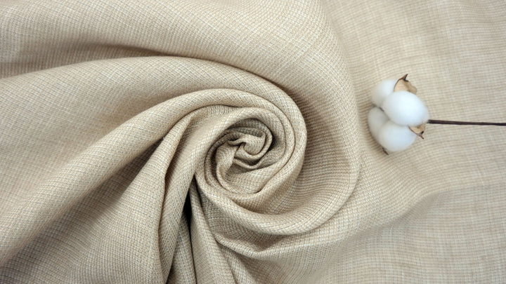 Linen Double Face Fabric (7014) - The Linen Lab - beige