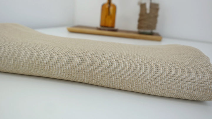 Linen Double Face Fabric (7014) - The Linen Lab - beige