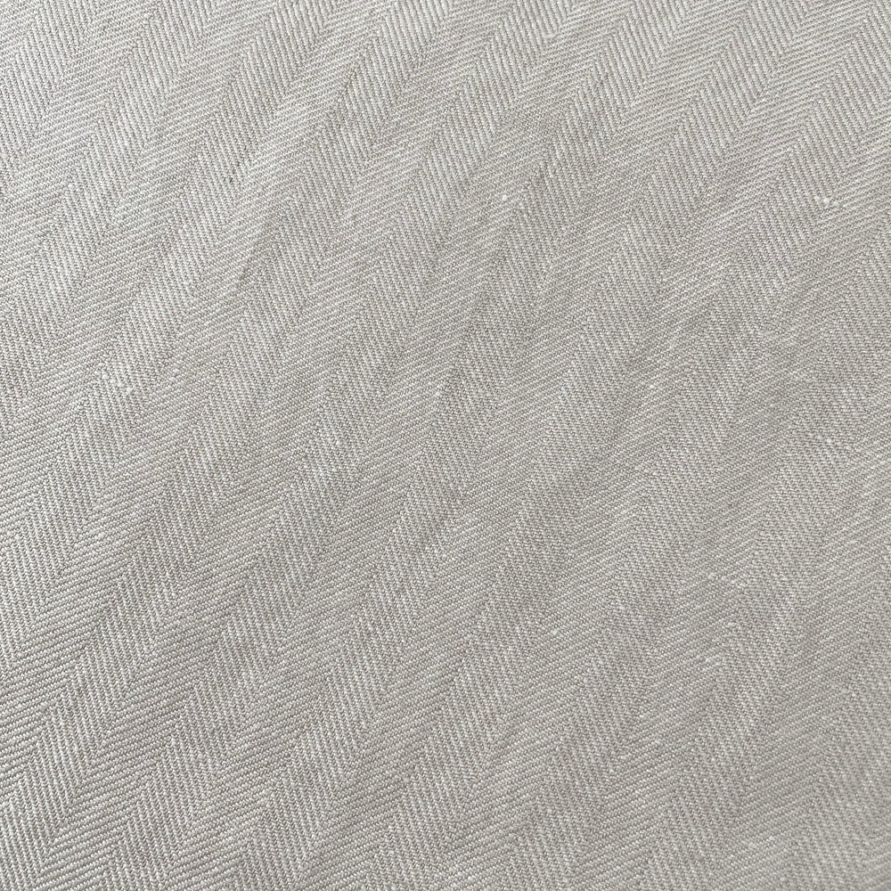 Linen Fabric HBT Herringbone Twill 6862 - The Linen Lab - Beige