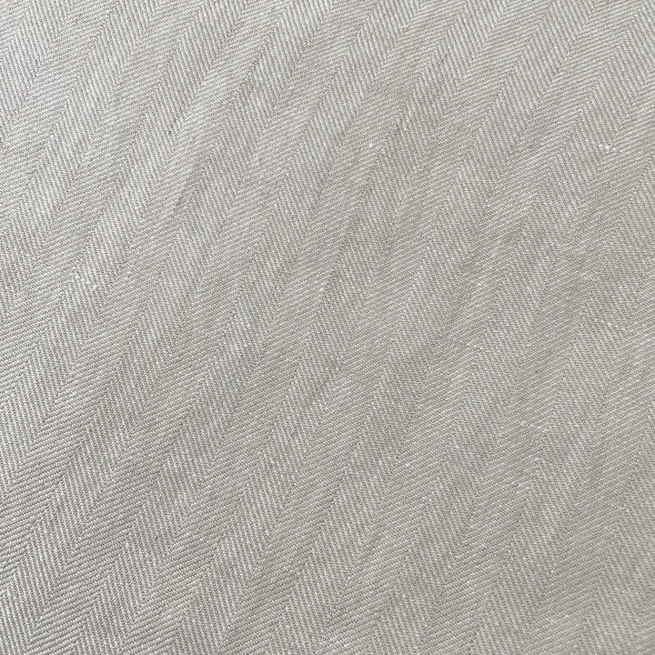 Linen Fabric HBT Herringbone Twill 6862 - The Linen Lab - Beige