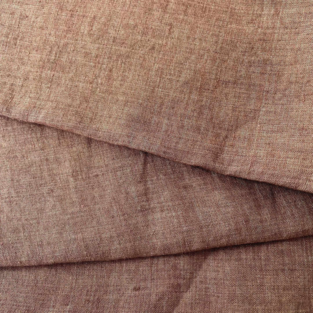 Linen Fabric Light Weight Soft Touch 21S 4892 6449 7252 6351 - The Linen Lab - Brwon