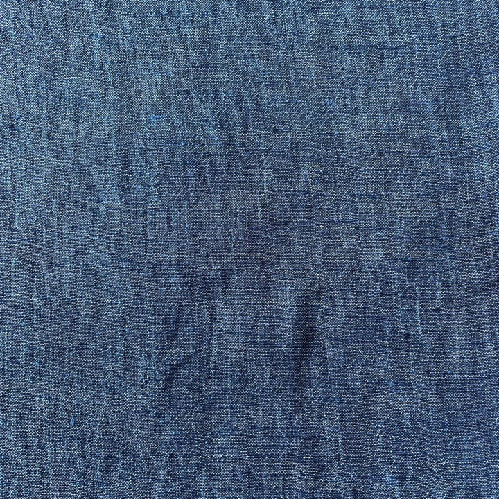 Linen Fabric Light Weight Soft Touch 21S 4892 6449 7252 6351 - The Linen Lab - Navy