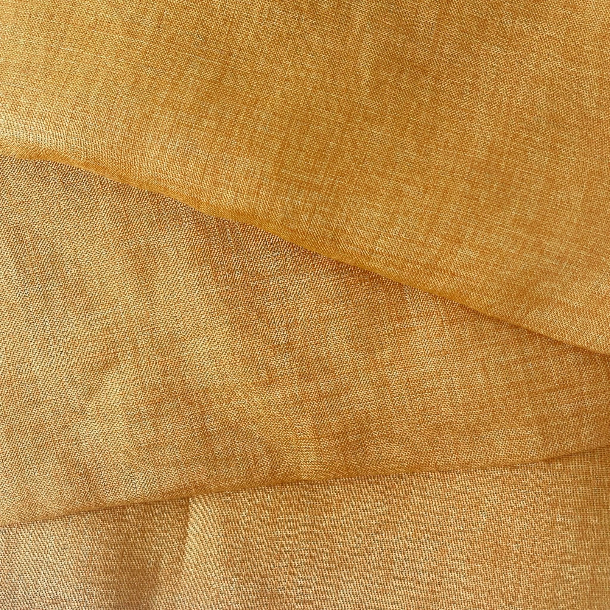 Linen Fabric Light Weight Soft Touch 21S 6132 7019 7018 6784 - The Linen Lab - Orange
