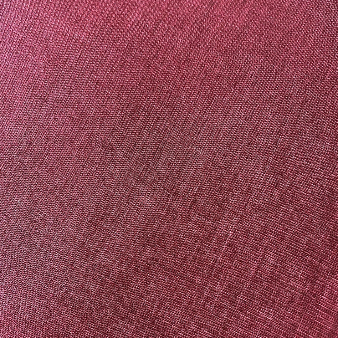 Linen Fabric Light Weight Soft Touch 21S 6132 7019 7018 6784 - The Linen Lab - Wine