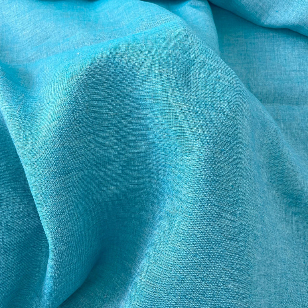 Linen Fabric Light Weight Soft Touch 21S 6591 7246 7041 7021 - The Linen Lab - Blue