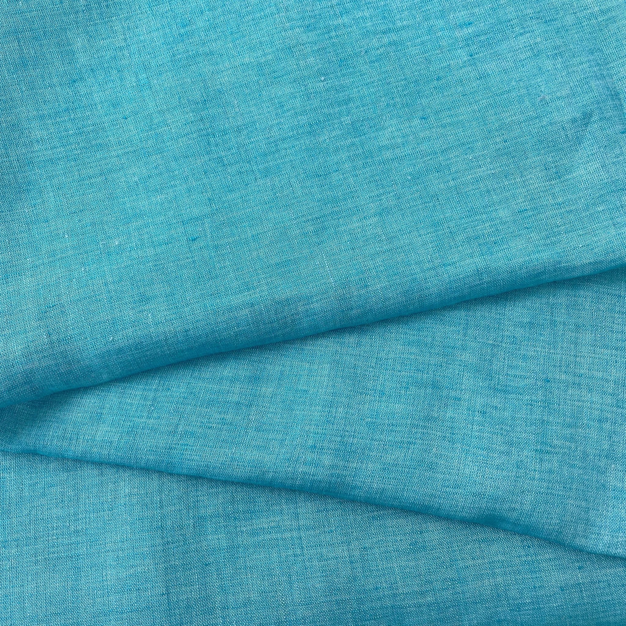 Linen Fabric Light Weight Soft Touch 21S 6591 7246 7041 7021 - The Linen Lab - Blue