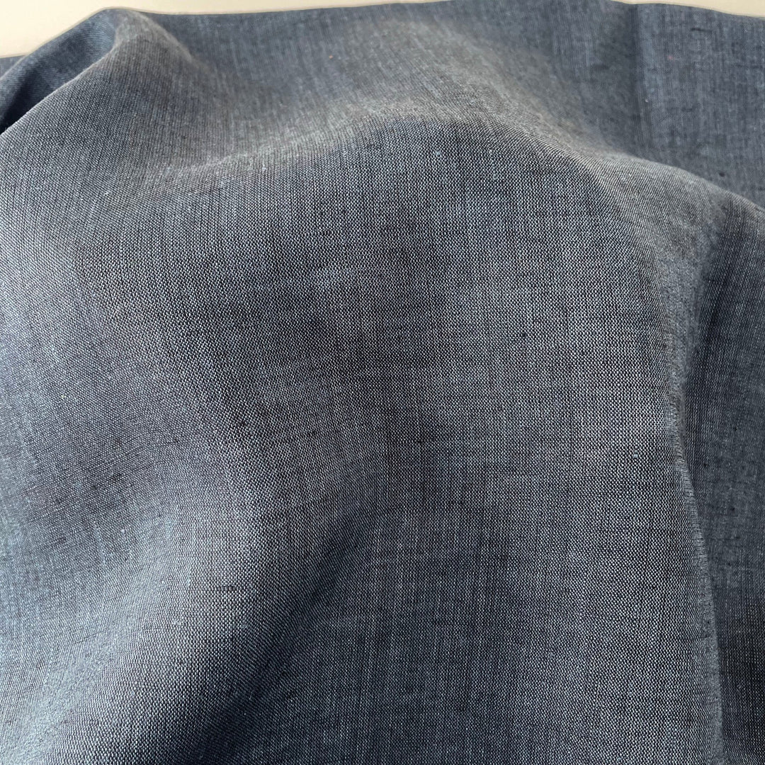 Linen Fabric Light Weight Soft Touch 21S 6591 7246 7041 7021 - The Linen Lab - Grey