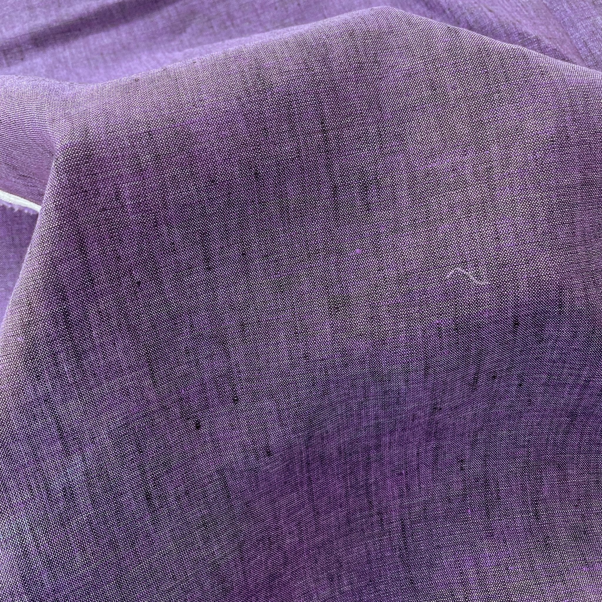 Linen Fabric Light Weight Soft Touch 21S 7042 6292 5968 7127 - The Linen Lab - Violet