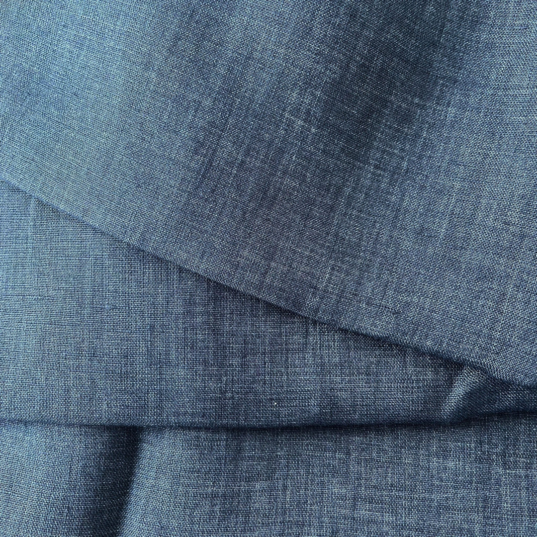 Linen Fabric Light Weight Soft Touch 21S 7115 7031 6785 6271 - The Linen Lab - Blue