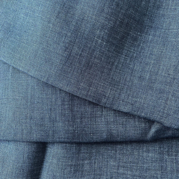 Linen Fabric Light Weight Soft Touch 21S 7115 7031 6785 6271 - The Linen Lab - Blue