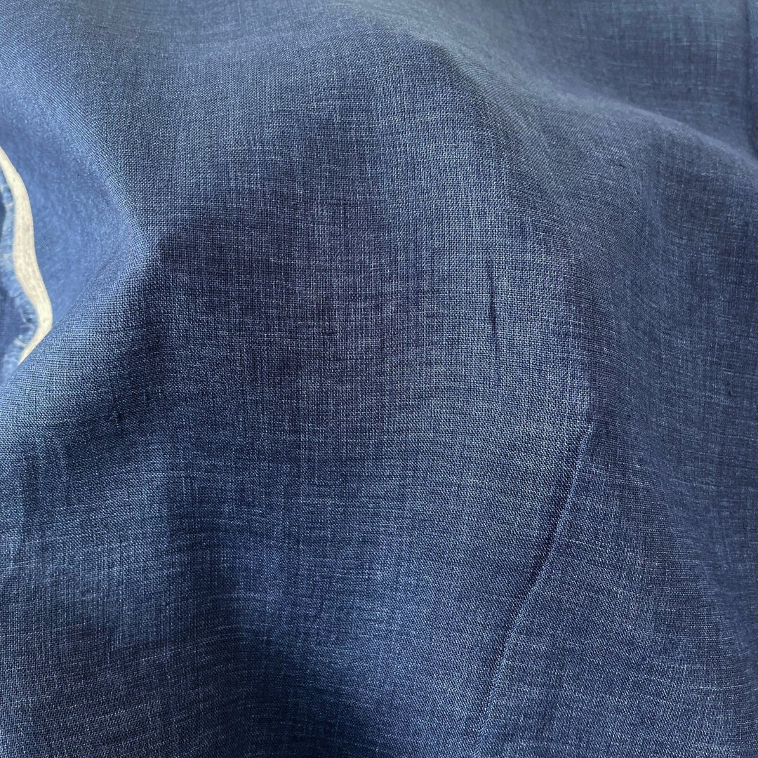 Linen Fabric Light Weight Soft Touch 21S 7115 7031 6785 6271 - The Linen Lab - Blue(dark)