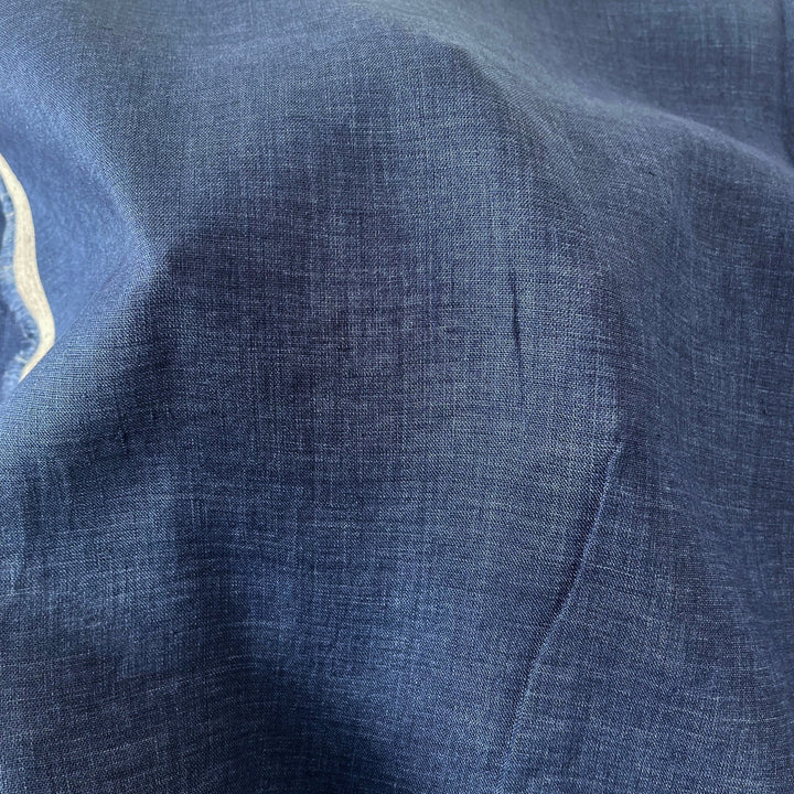 Linen Fabric Light Weight Soft Touch 21S 7115 7031 6785 6271 - The Linen Lab - Blue(dark)