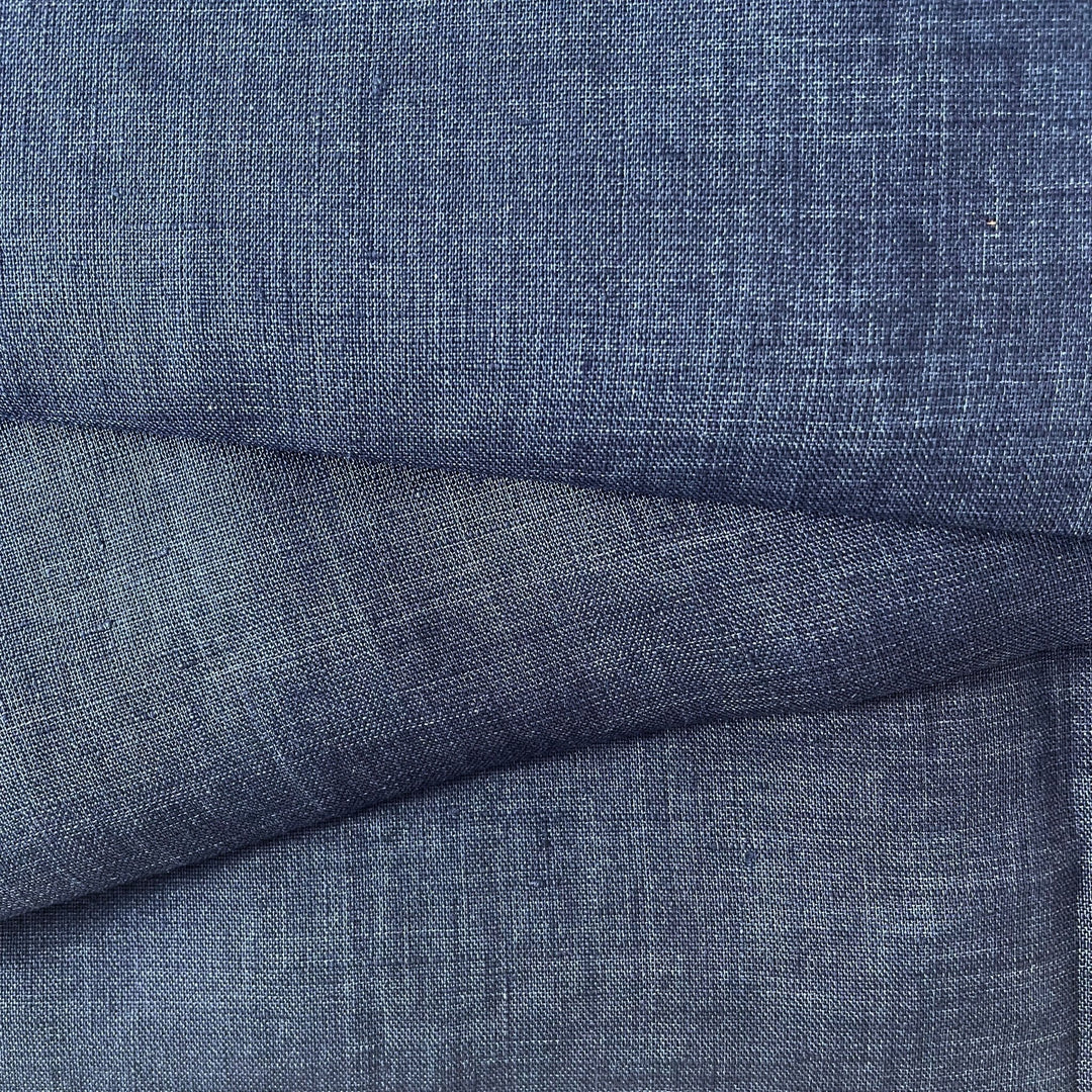 Linen Fabric Light Weight Soft Touch 21S 7115 7031 6785 6271 - The Linen Lab - Blue(dark)
