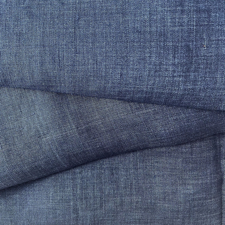 Linen Fabric Light Weight Soft Touch 21S 7115 7031 6785 6271 - The Linen Lab - Blue(dark)