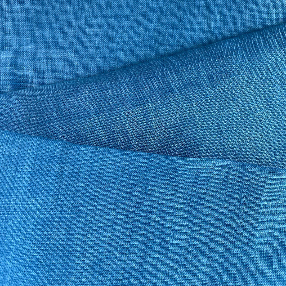 Linen Fabric Light Weight Soft Touch 21S 7115 7031 6785 6271 - The Linen Lab - Blue(dark)