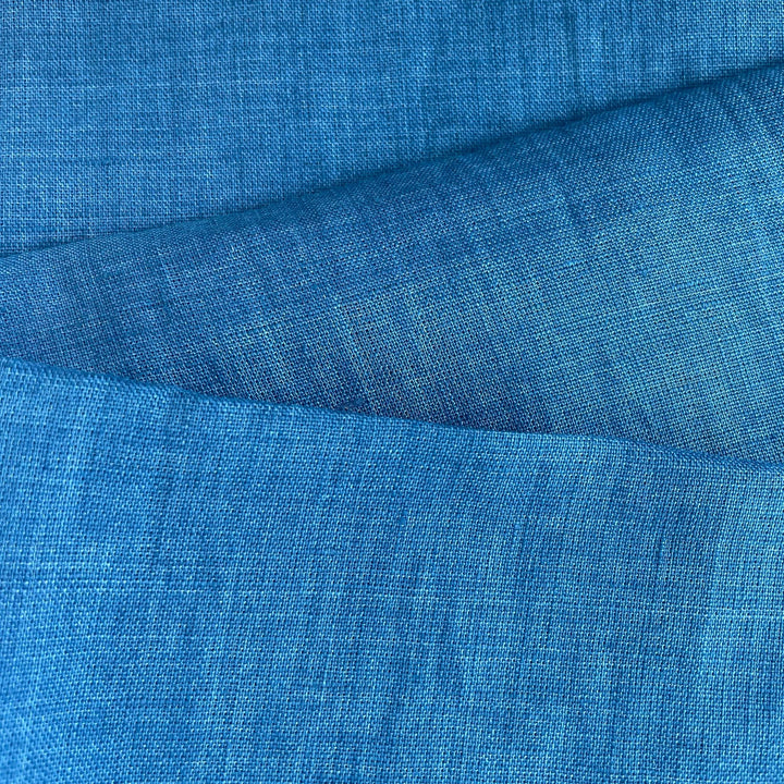 Linen Fabric Light Weight Soft Touch 21S 7115 7031 6785 6271 - The Linen Lab - Blue(dark)