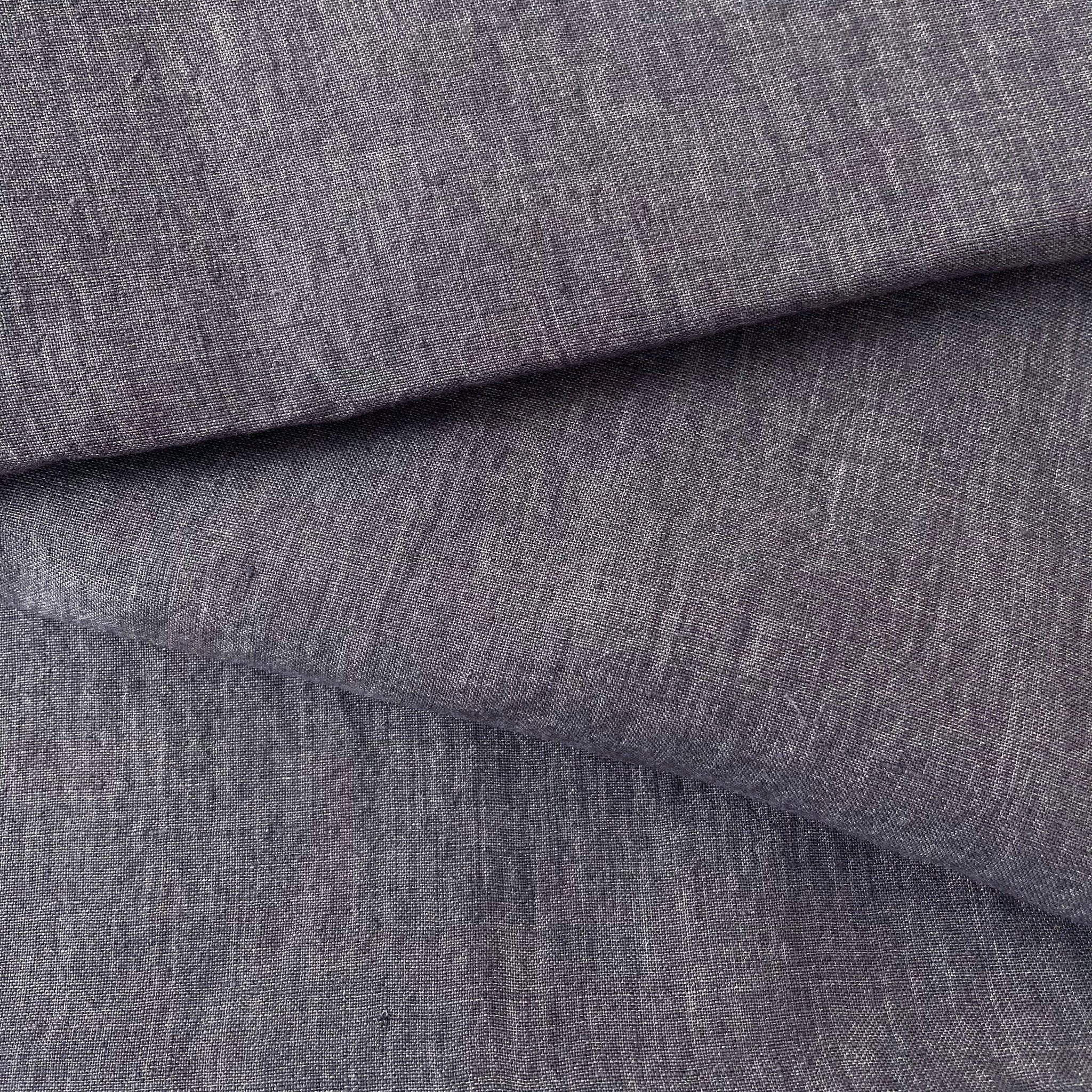 Linen Fabric Light Weight Soft Touch 21S 7365 7366 7260 - The Linen Lab - Grey