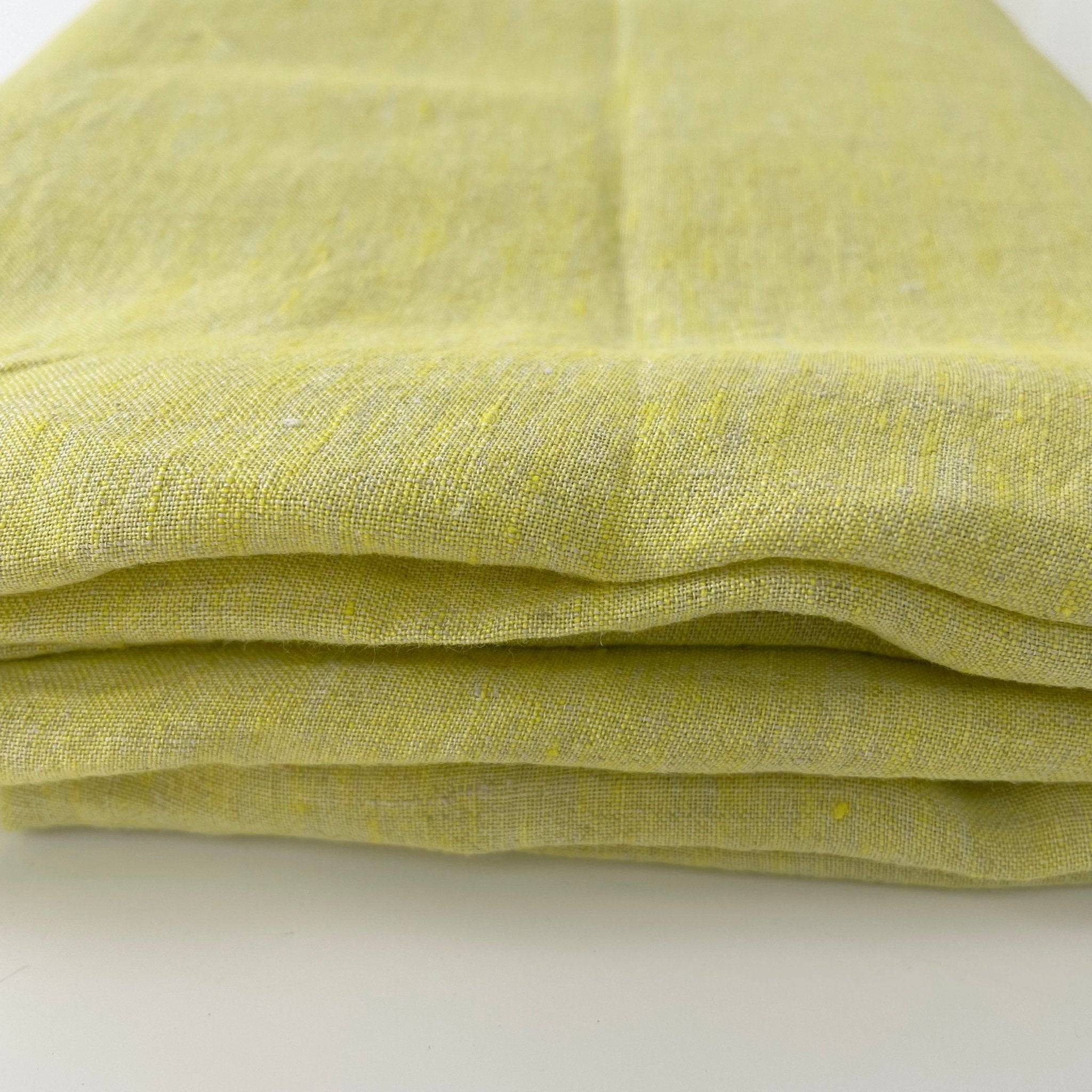 Linen Fabric Light Weight Soft Touch 21S 7365 7366 7260 - The Linen Lab - Yellow