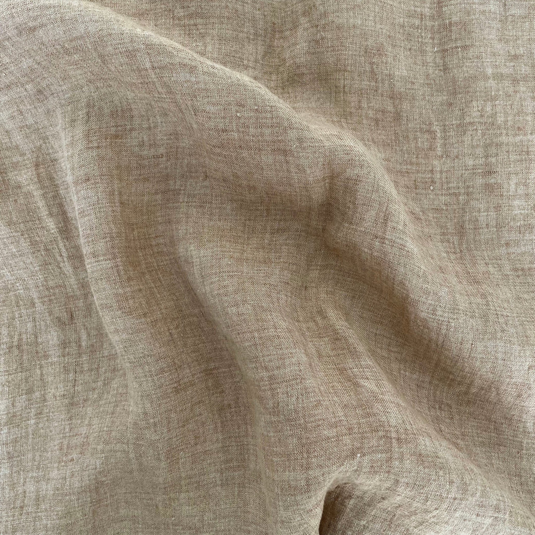 Linen Fabric Light Weight Soft Touch 21S 7575 7566 7576 - The Linen Lab - Beige