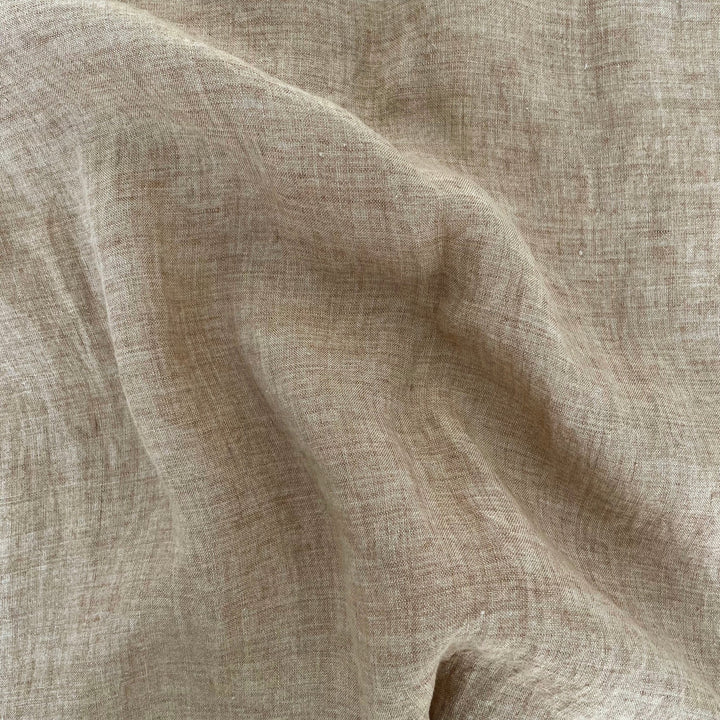Linen Fabric Light Weight Soft Touch 21S 7575 7566 7576 - The Linen Lab - Beige