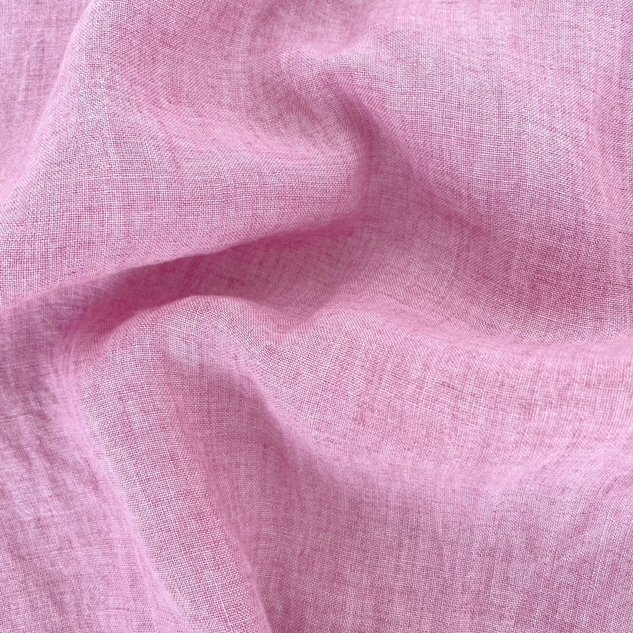 Linen Fabric Light Weight Soft Touch 21S 7575 7566 7576 - The Linen Lab - Pink