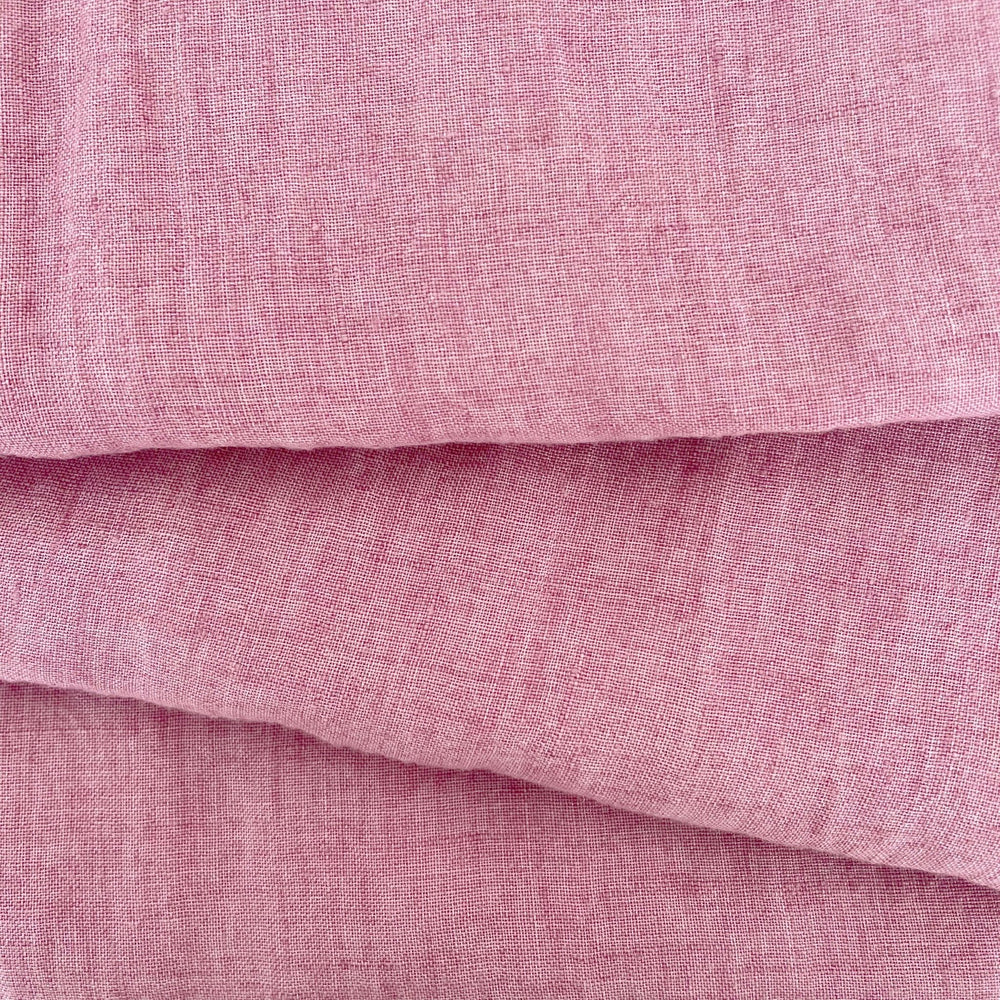 Linen Fabric Light Weight Soft Touch 21S 7575 7566 7576 - The Linen Lab - Pink